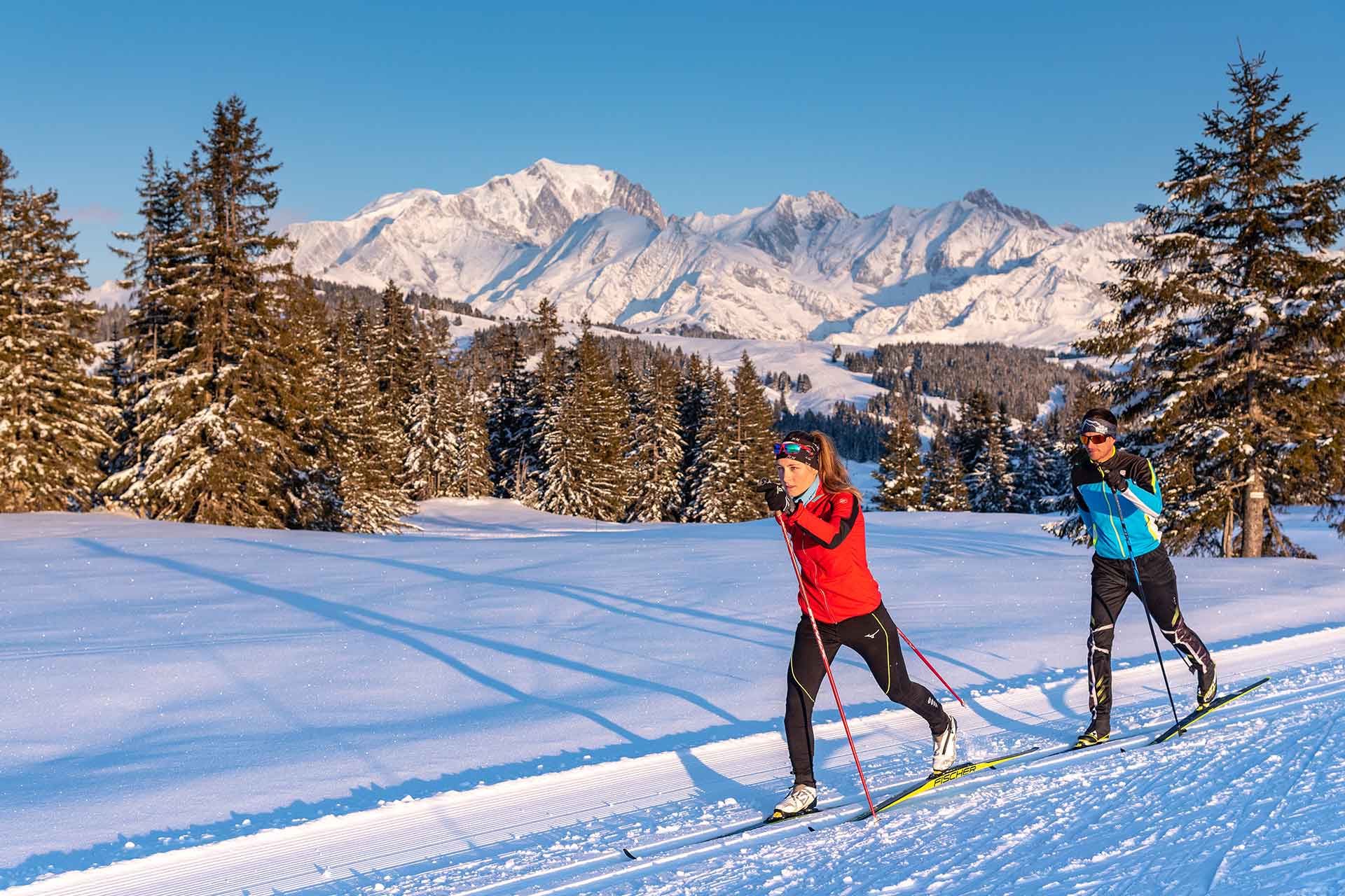 Ski de fond classique aux Saisies