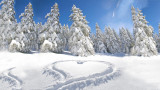 jolies traces de raquette à Arêches Beaufort