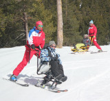 Taxiski et handiski avec l'esf de Val Cenis Termignon
