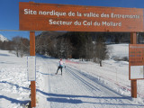 Espace nordique des Entremonts en Chartreuse - secteur Mollard