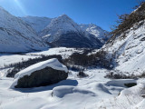 Paysage enneigé à Bessans