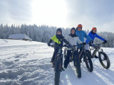 Fatbike électrique neige
