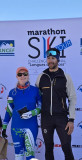 Joran  guide la championne de France handi, formée  à l'esi