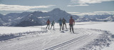 skieurs piste du Carolet  [domaine nordique de Nâves]