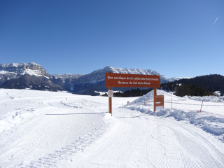 Espace nordique des Entremonts en Chartreuse - Secteur Col de la Cluse