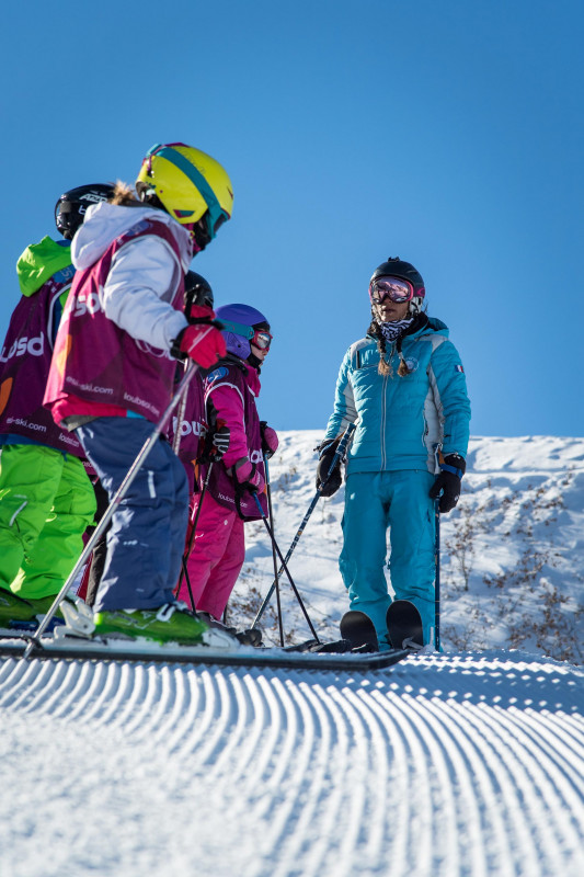 Cours de ski enfants avec l'Ecole de Ski de Valloire