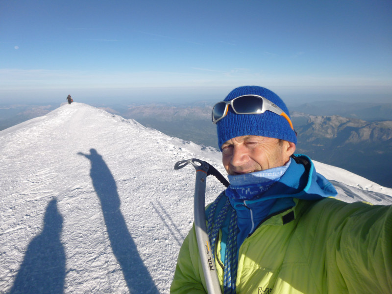 Portrait de Régis Burnel guide de haute montagne