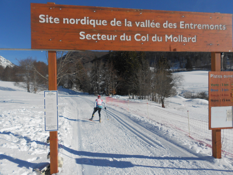Espace nordique des Entremonts en Chartreuse - secteur Mollard