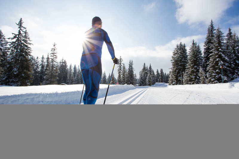 Ski de fond alternatif aux Saisies