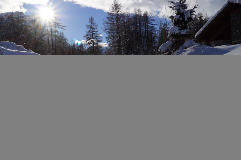 Le chemin du Petit Bonheur en hiver en Haute Maurienne Vanoise