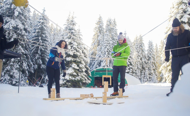 Team Building Winter Games hiver à proximité d'Aix Les Bains