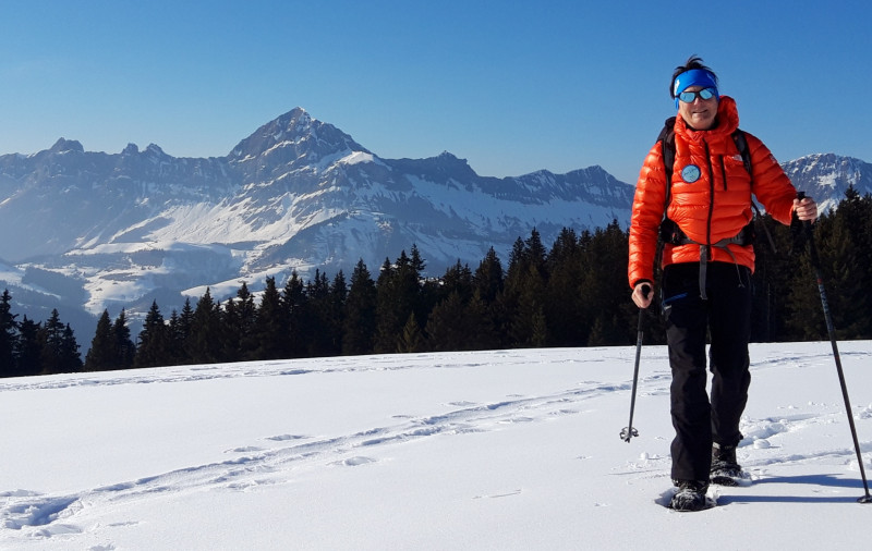 Anne-Marie raquette - © Anne Marie Recollin Anne-Marie raquette