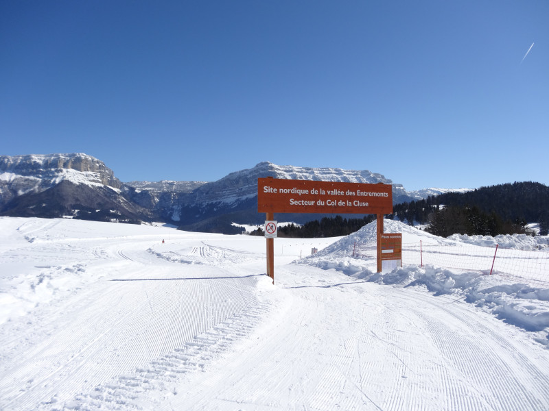Espace nordique des Entremonts en Chartreuse - Secteur Col de la Cluse - © Communauté de communes Coeur de Chartreuse Espace nordique des Entremonts en Chartreuse - Secteur Col de la Cluse