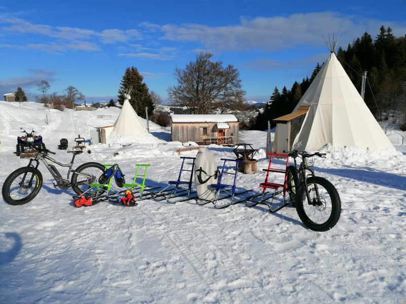 Vtt électrique - © Village Tipi Vtt électrique