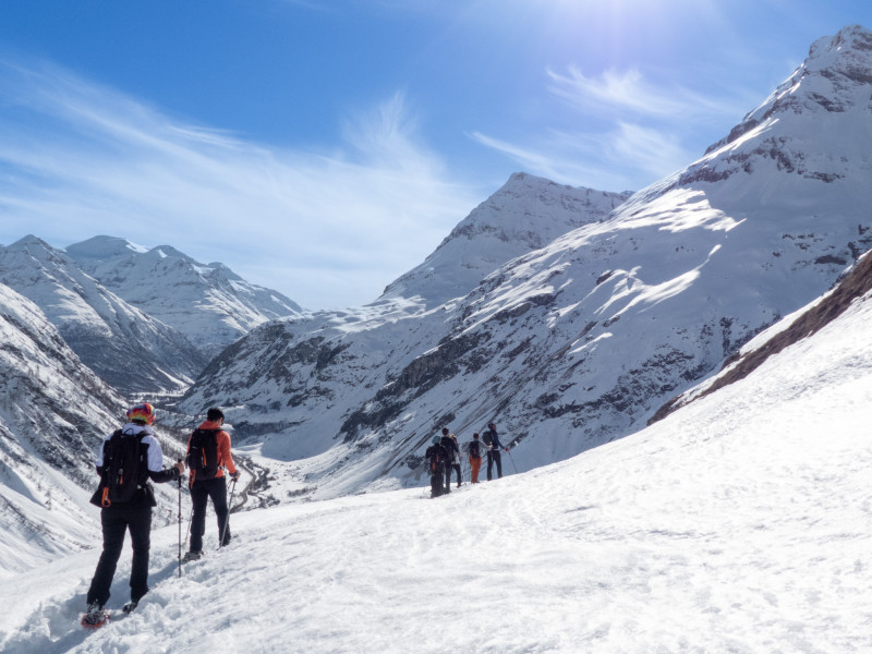 Balade raquettes à Bonneval-sur-Arc