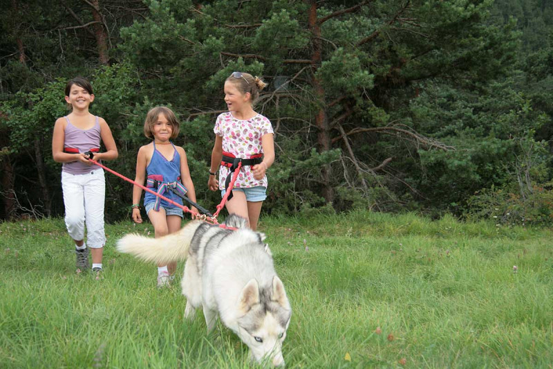 Randonnée avec les chiens de traineaux Husky Adventure - © MO.Arc en ciel Photos-OT AUSSOIS Randonnée avec les chiens de traineaux Husky Adventure