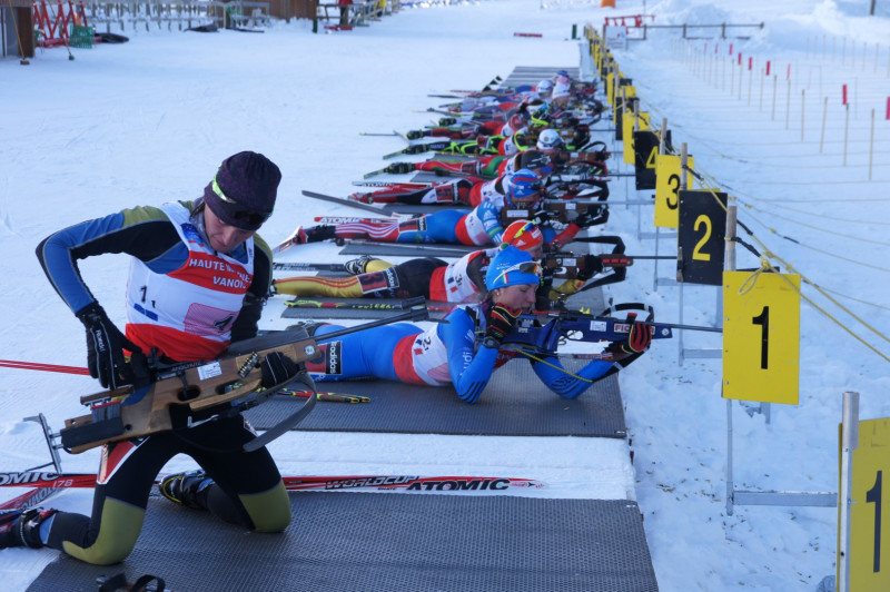 Pas de tir du stade de biathlon de Bessans