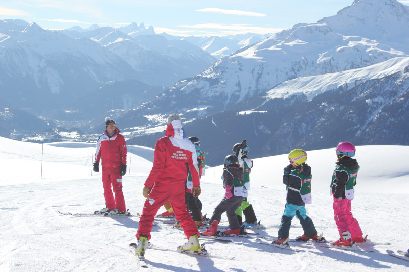 Cours de ski enfants avec l'Esf de Val Cenis Termignon
