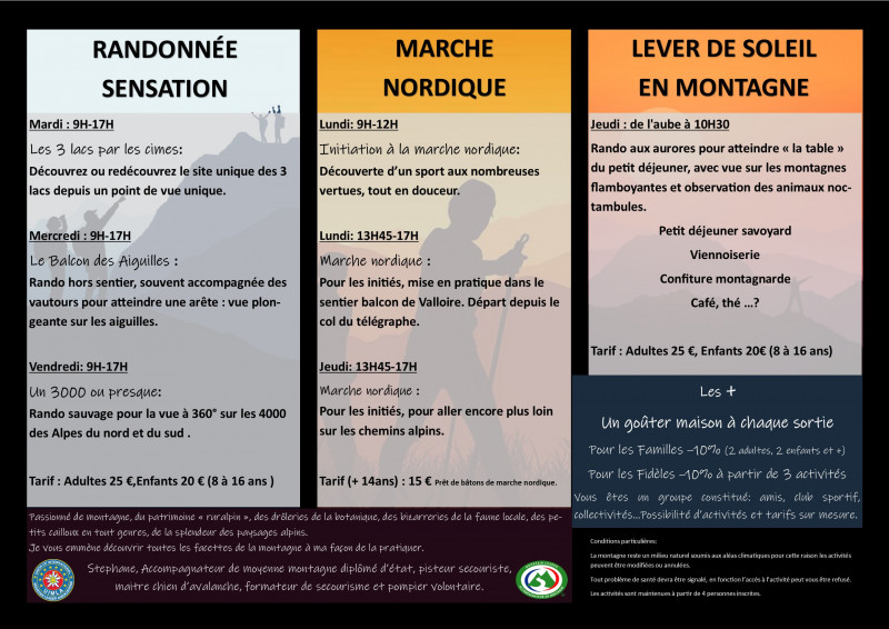 montagne et découverte programme été 2021 - © S. Gley montagne et découverte programme été 2021