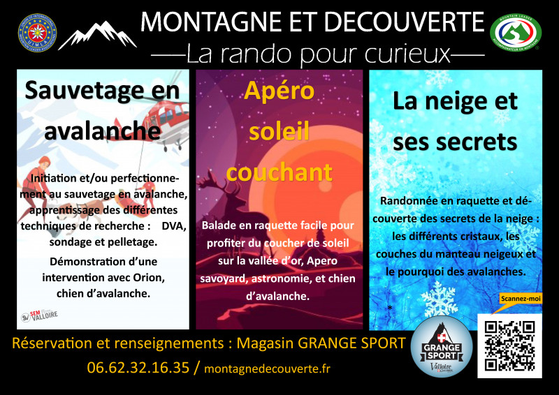 programme hiver 21-22 de montagne et découverte - © Stéphane Gley programme hiver 21-22 de montagne et découverte