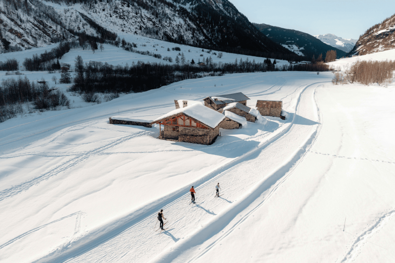Ecole du Ski Français Pont Baudin - © OT Peisey-Vallandry Ecole du Ski Français Pont Baudin