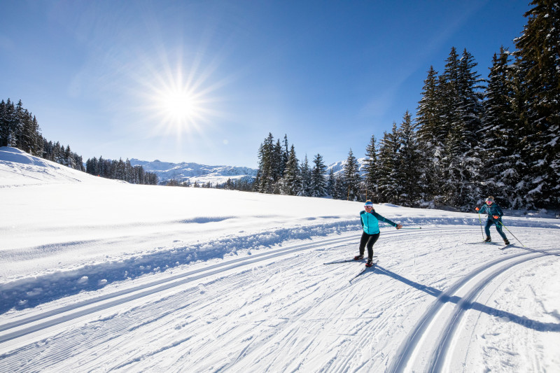 Ski Nordique Méribel : Altiport - Burgin - piste skating