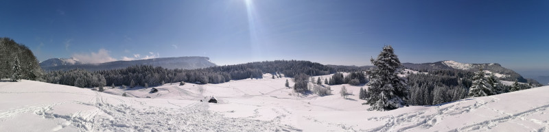 Ski de fond à St François de Sales - © A.Pion Ski de fond à St François de Sales