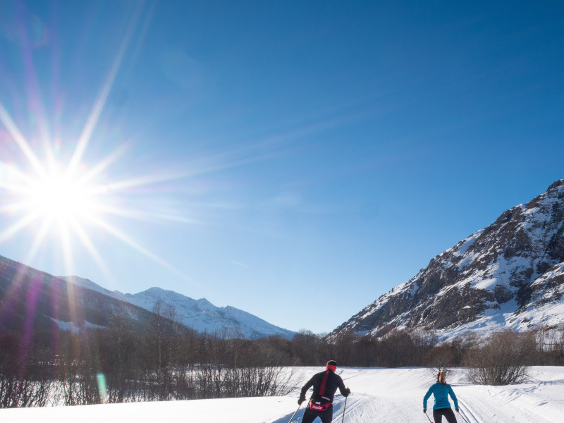 Ski nordique à Bessans Haute Maurienne Vanoise
