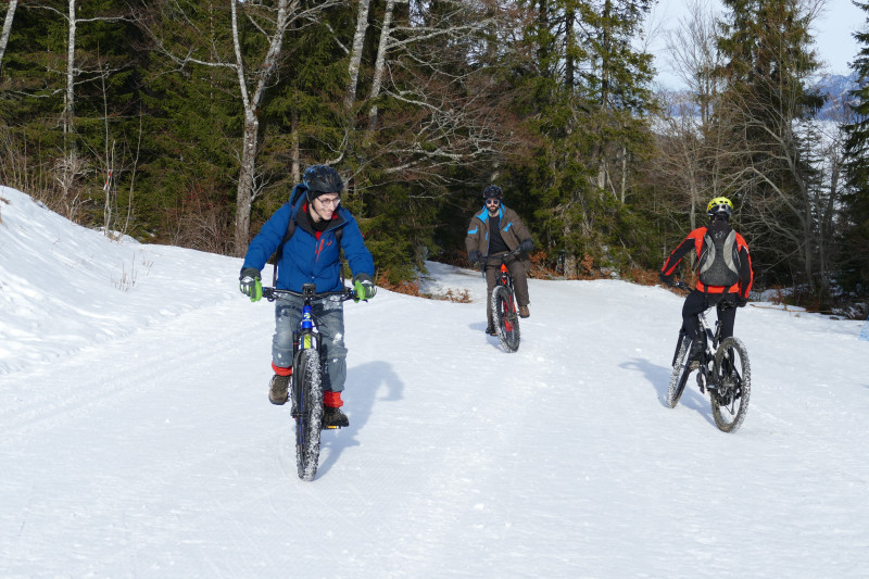 VTT sur neige - © SEM DES BAUGES VTT sur neige