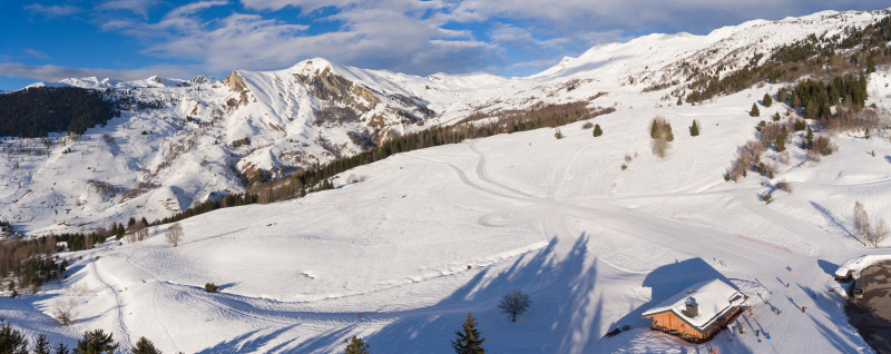 départ des pistes [domaine nordique de Nâves]