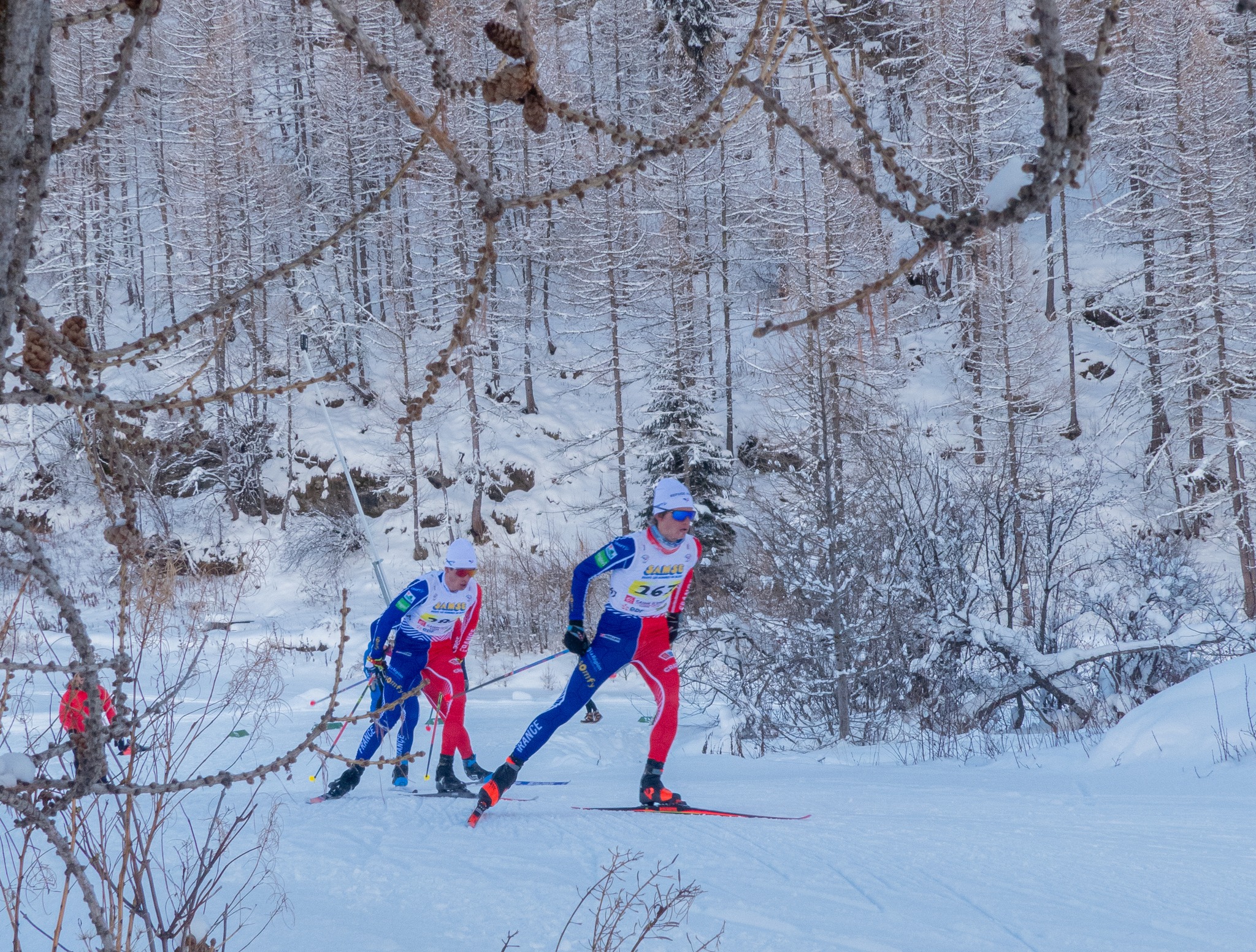 Championnats de France de ski de fond et de biathlon à Bessans