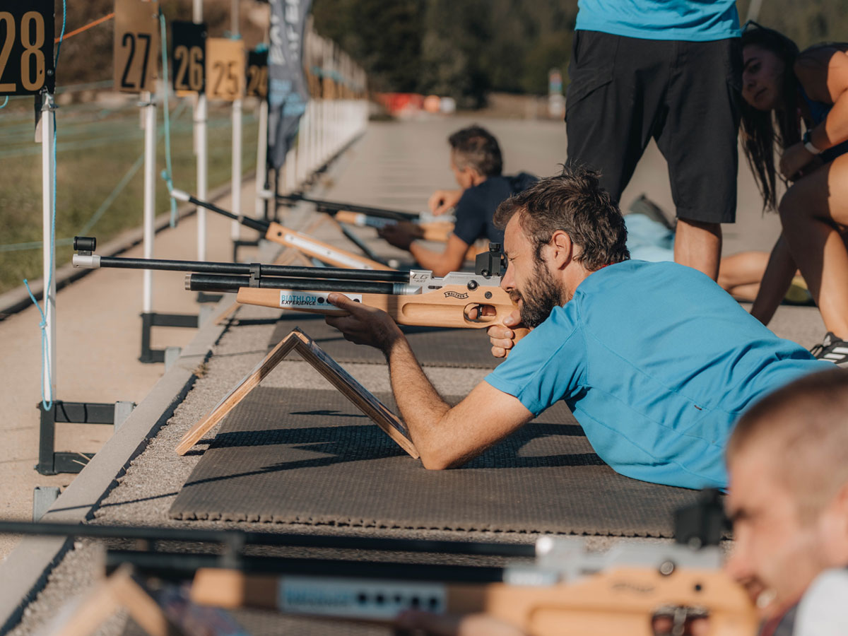 Initiation biathlon à la Féclaz