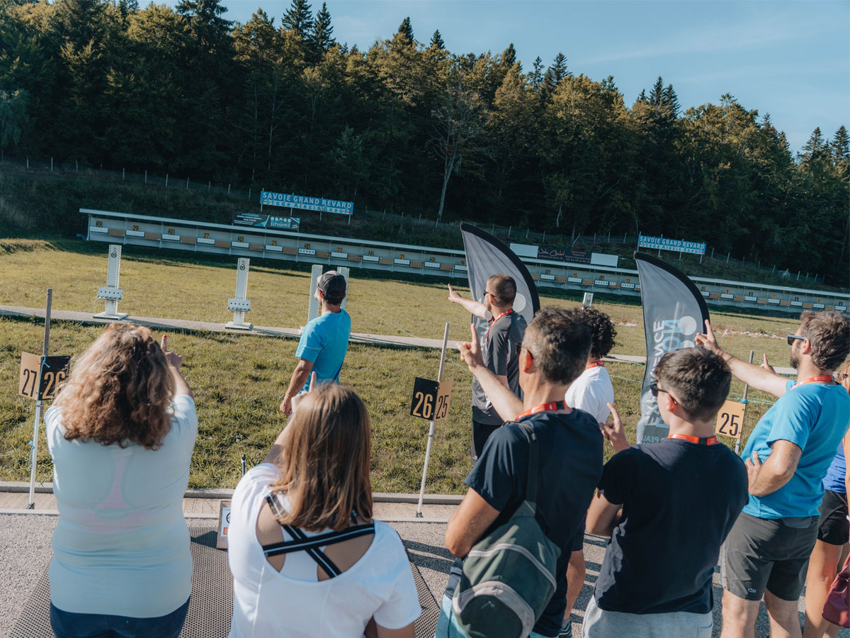 Initiation biathlon  Estivales Savoie Nordic