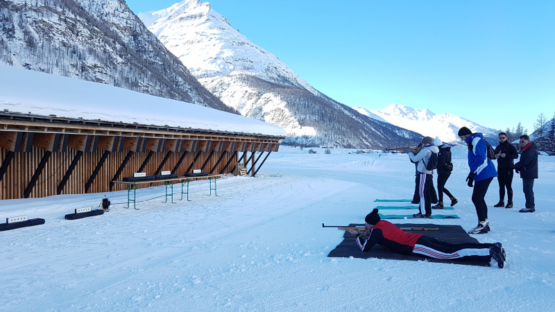 Initiation au tir laser à Bessans