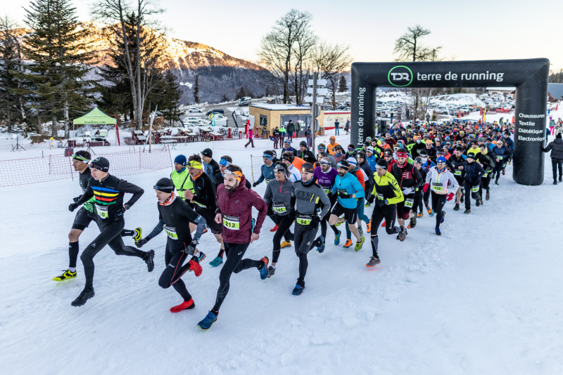 Trail sur Neige la Fée Blanche - Terre de Running_Aillon-le-Vieux - © David Gonthier Trail sur Neige la Fée Blanche - Terre de Running_Aillon-le-Vieux