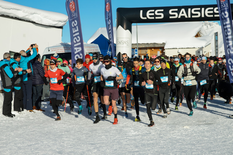 Trail de Noel Les Saisies - © Pixalpes Trail de Noel Les Saisies