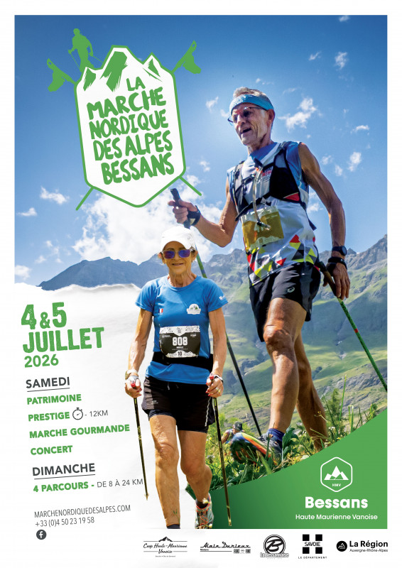 11ème Marche Nordique des Alpes_Bessans - © OTHMV 11ème Marche Nordique des Alpes_Bessans