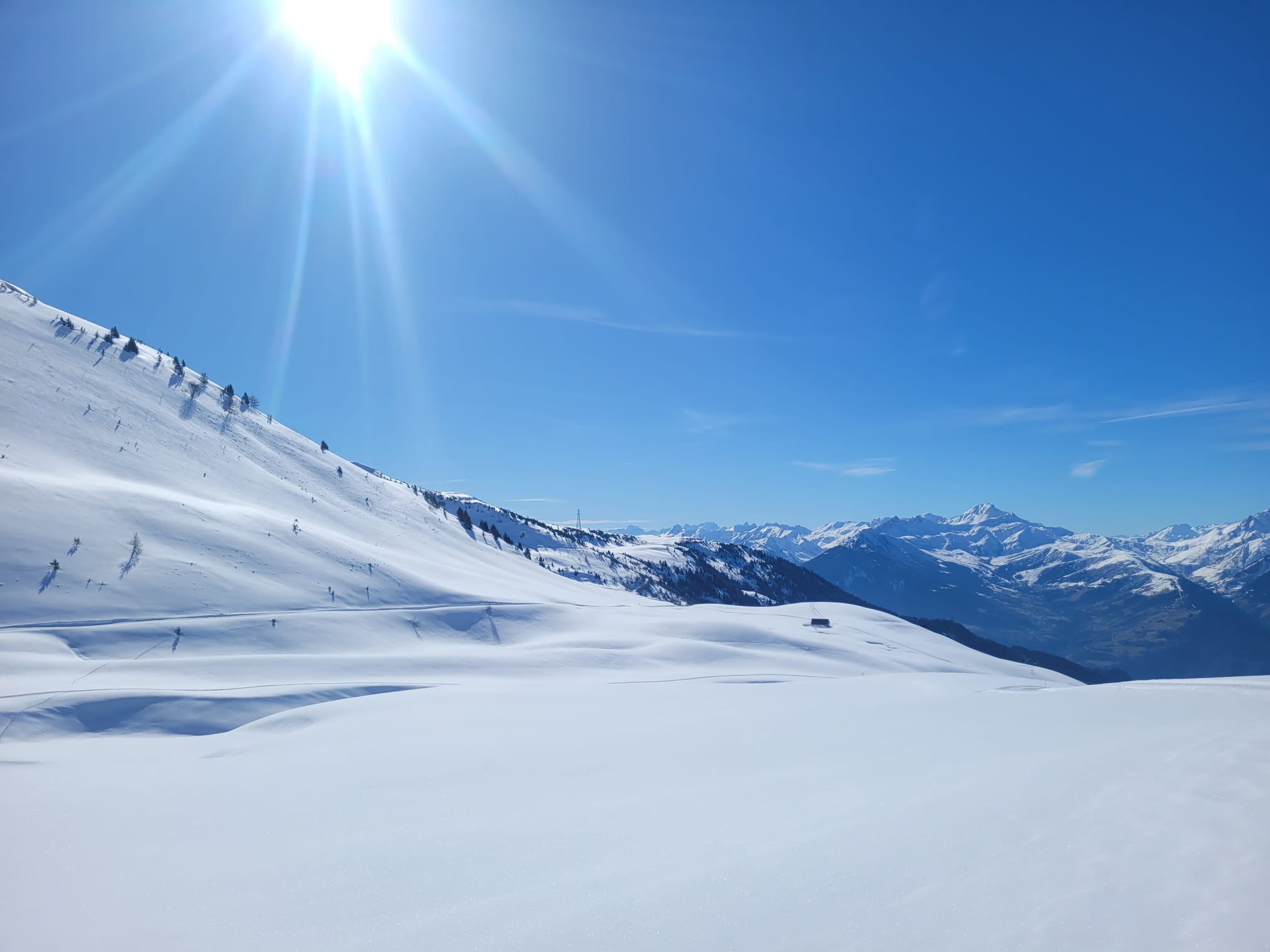 vue depuis le domaine nordique de Nâves